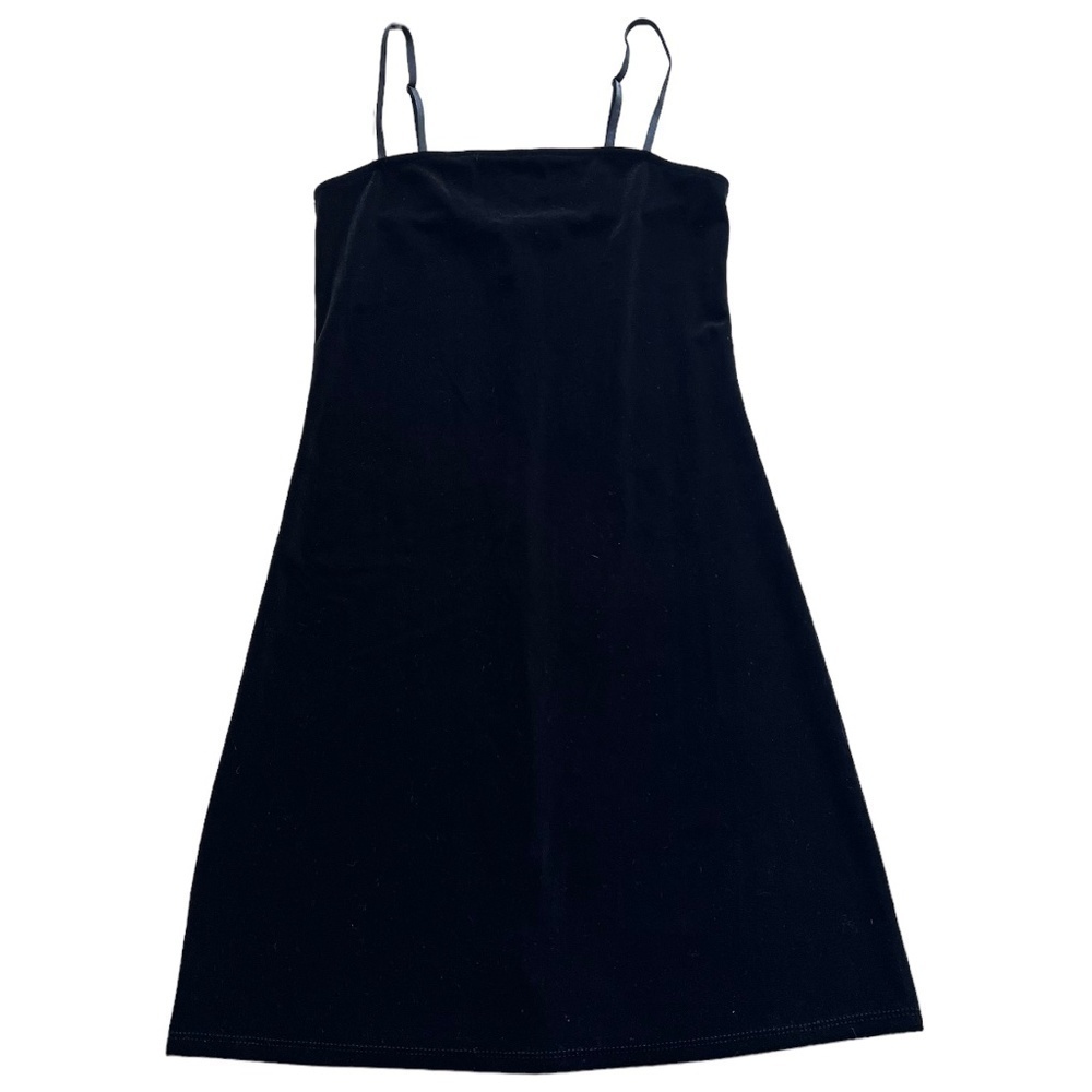 Forever 21 Juniors Black Velvet Style Mini Dress Size S